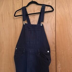 Denim overalls. Lucky Brand.